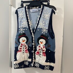 Vintage BellePointe Small Christmas Sweater Vest
